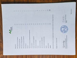 AKAD University transcript