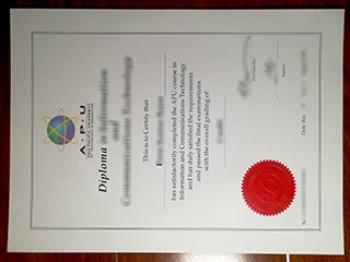 亚太科技大学毕业证书