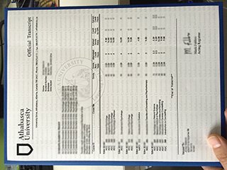 阿萨巴斯卡大学成绩单