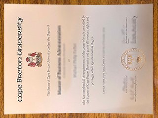 卡普顿大学毕业证书