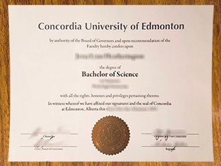 艾德蒙顿康考迪亚大学毕业证书