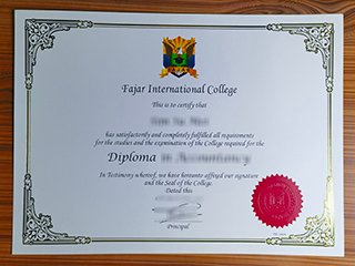 华嘉国际学院毕业证