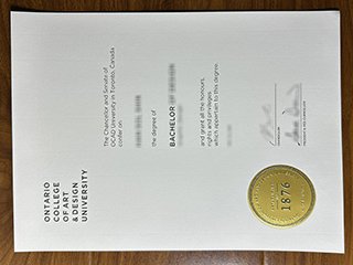 OCAD University diploma