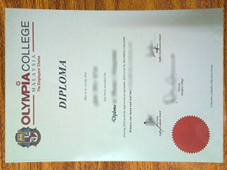 马来西亚奥林匹克学院毕业证书