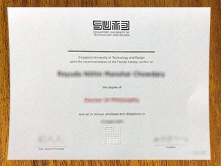 新加坡科技设计大学文凭