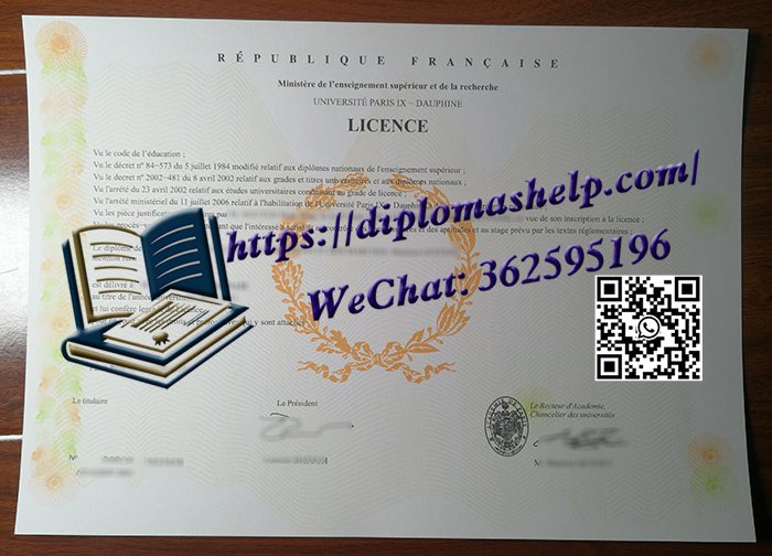 巴黎第九大学文凭