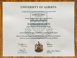 阿尔伯塔大学学位证书
