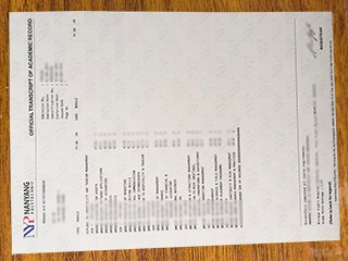 南洋理工学院成绩单