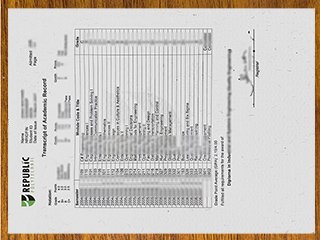新加坡共和理工学院成绩单