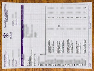 加拿大主教大学官方成绩单