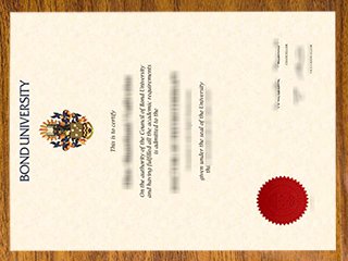 邦德大学毕业证书