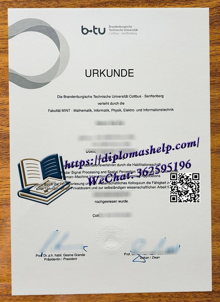 勃兰登堡工业大学文凭