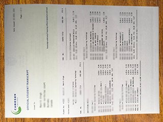 Camosun College transcript