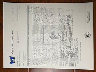 Capilano University transcript