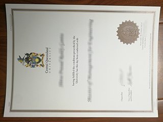 中央昆士兰大学毕业证书