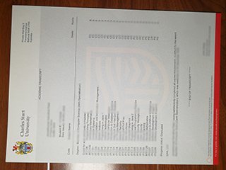 澳大利亚查尔斯特大学成绩单