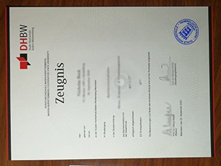 Duale Hochschule Baden-Württemberg transcript