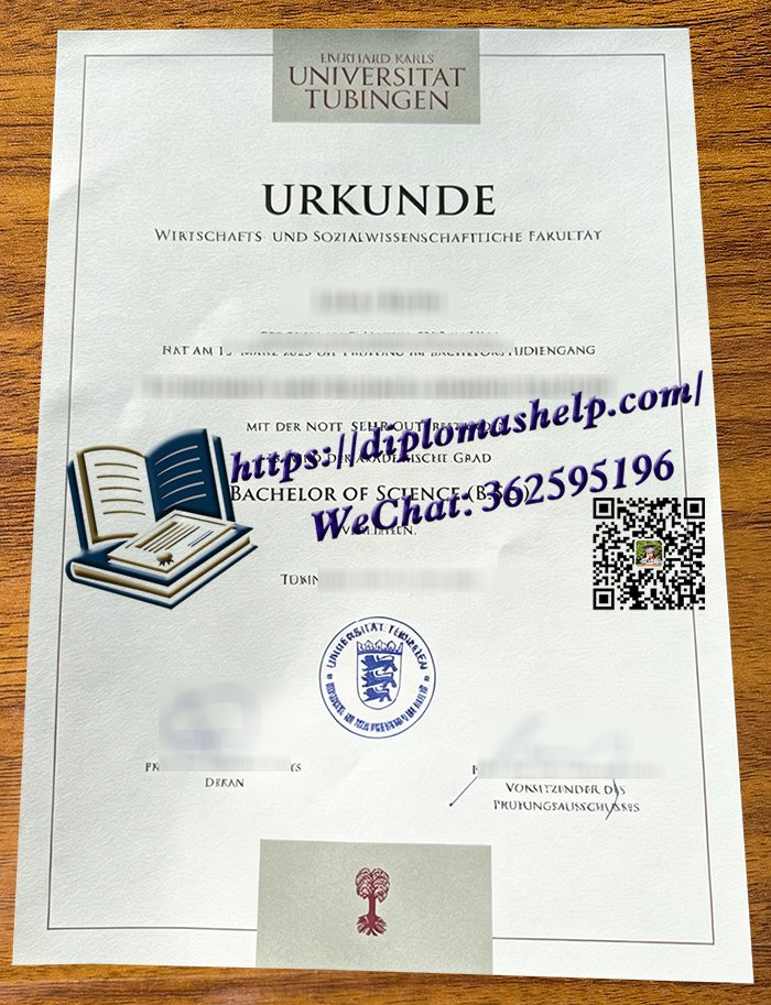 蒂宾根大学毕业证书