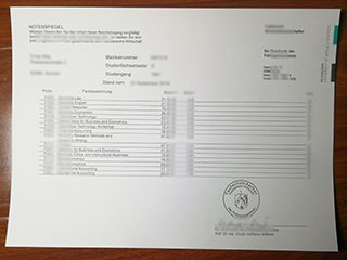 Fachhochschule Aachen transcript