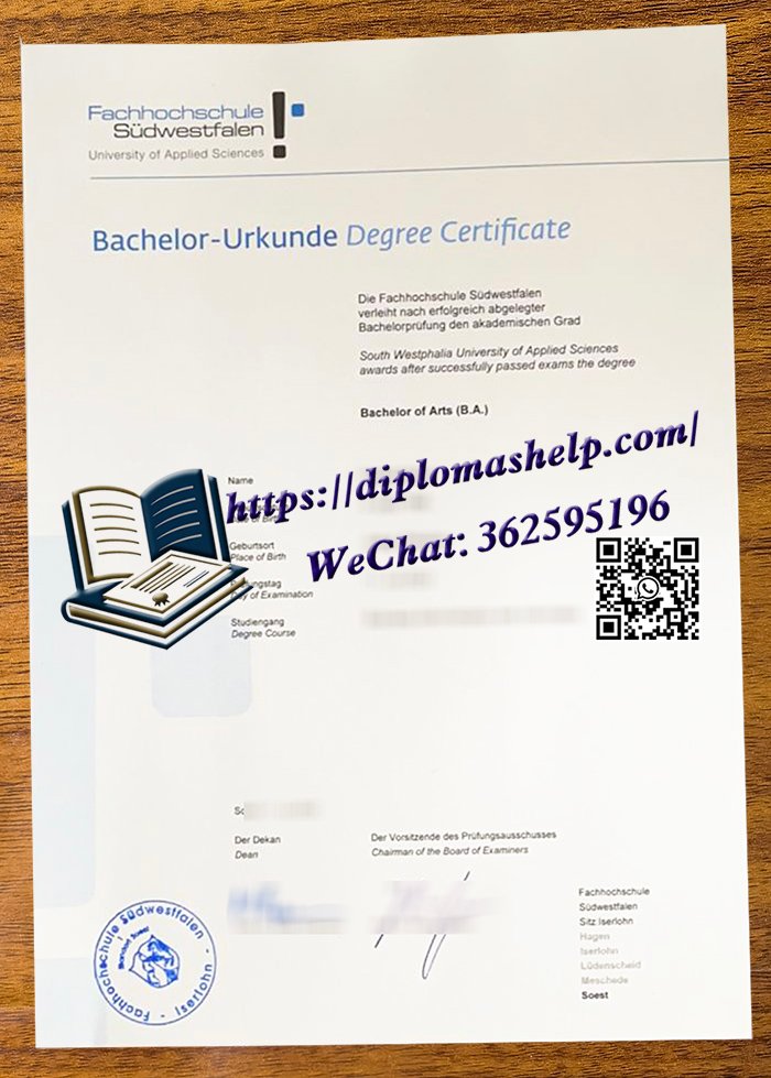 西南威斯特法伦应用科学大学文凭