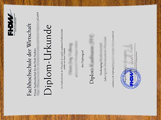 Fachhochschule der Wirtschaft diploma