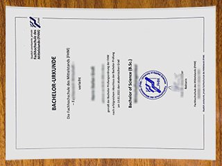 比勒菲尔德中型企业应用技术大学毕业证书