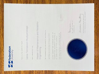 澳大利亚联邦大学毕业证书