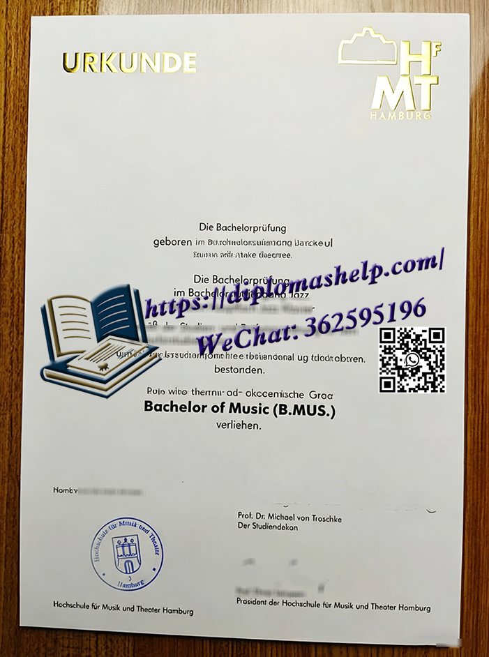 汉堡国立音乐与戏剧学院文凭