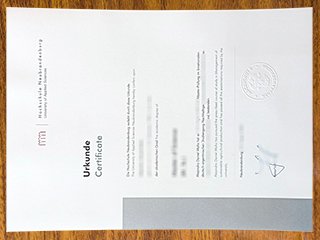 新勃兰登堡应用科学大学毕业证书