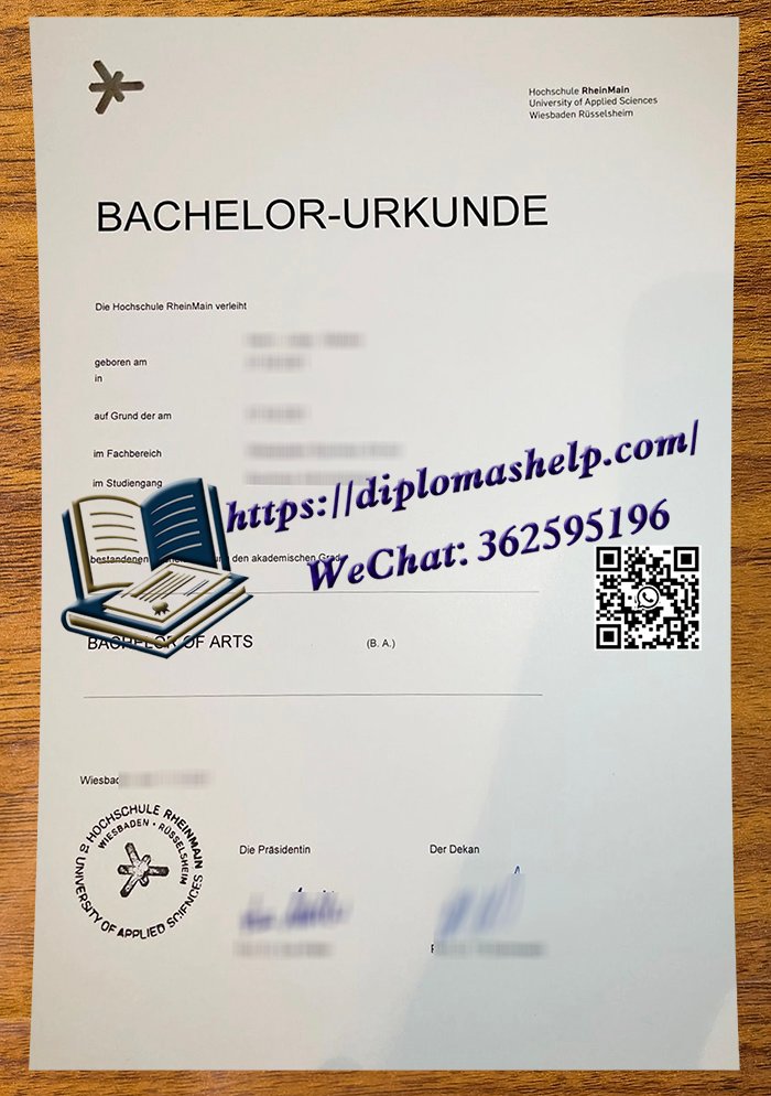 莱茵-美因应用科技大学文凭