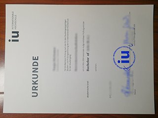IU 国际应用科学大学毕业证书