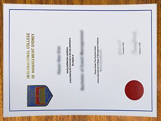 悉尼国际管理学院毕业证书