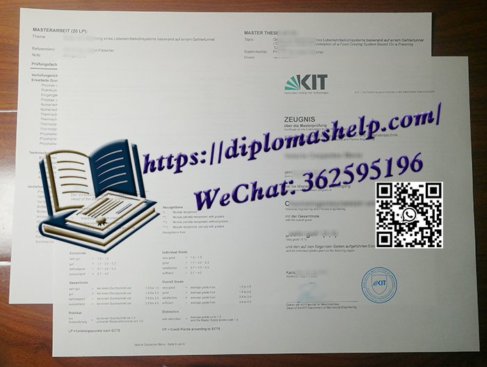 卡尔斯鲁厄理工学院成绩单