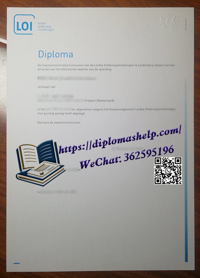 Leidse Onderwijsinstellingen diploma