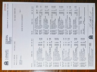 Langara College transcript