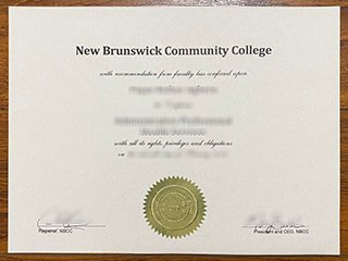 新不伦瑞克社区学院毕业证书