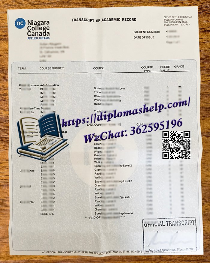 尼亚加拉学院成绩单