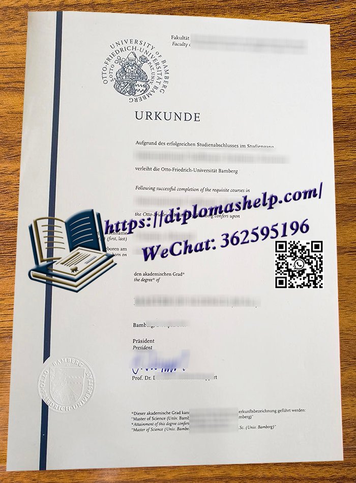 班贝格大学文凭证书