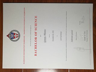 内梅亨大学毕业证书