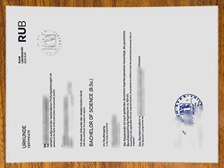 波鸿鲁尔大学毕业证书