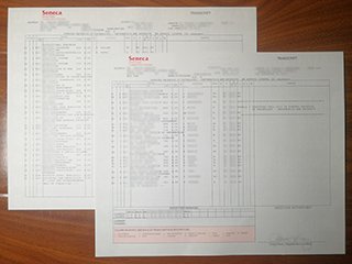塞内卡学院成绩单