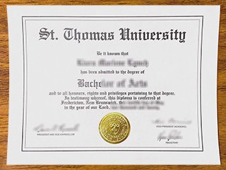 圣托马斯大学毕业证书