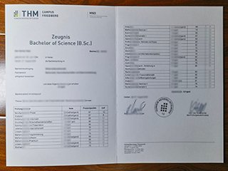 Technische Hochschule Mittelhessen zeugnis