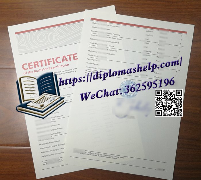 达姆施塔特工业大学成绩单