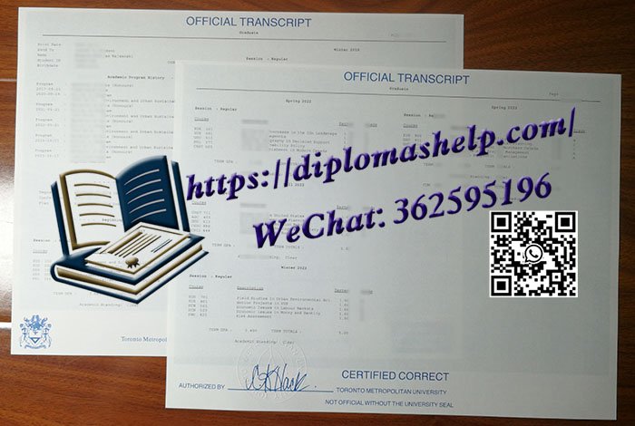 多伦多都市大学成绩单