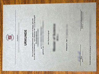 希尔德斯海姆大学毕业证书