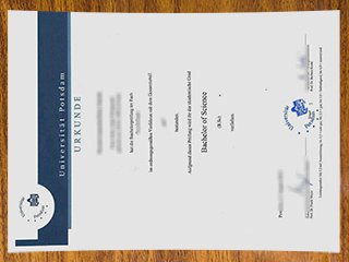 波茨坦大学毕业证书