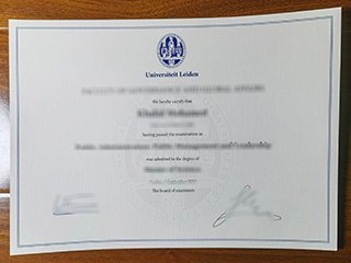 莱顿大学毕业证书
