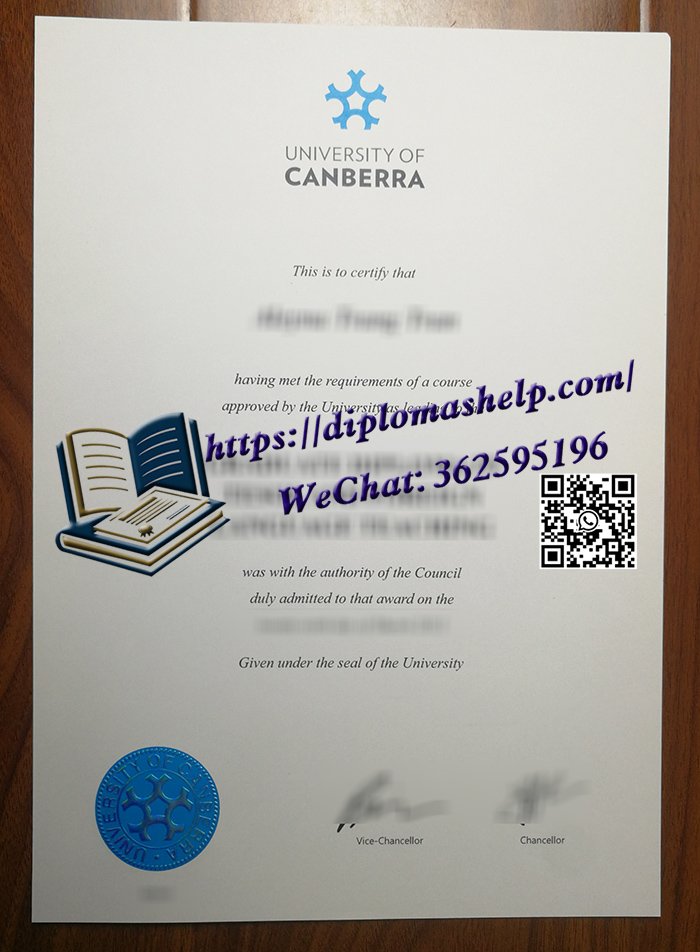 ‌堪培拉大学‌毕业证书