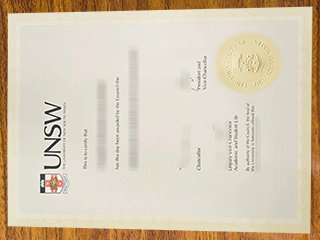 新南威尔士大学毕业证书